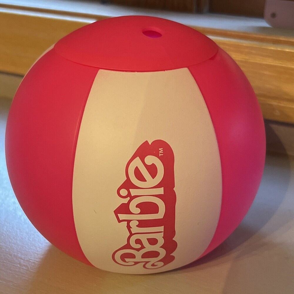 Barbie (2023) Movie Beach Ball Memorabilia Cup - Preowned No Straw